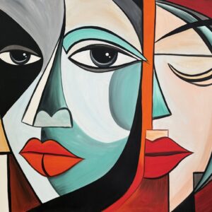 Inner Reflections II – 3"x48", Acrylic on Canvas