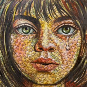 Joy Behind Tears – 24"x24"