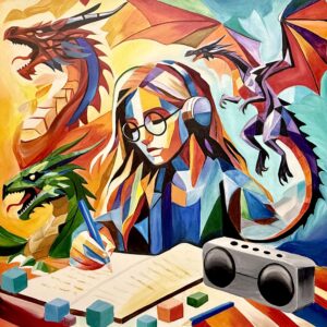 Unleashed Imagination – 36"x48", Acrylic on Canvas