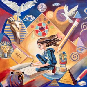 Where Magic Meets Myth – 36"x48", Acrylic on Canvas